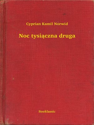 cover image of Noc tysiączna druga